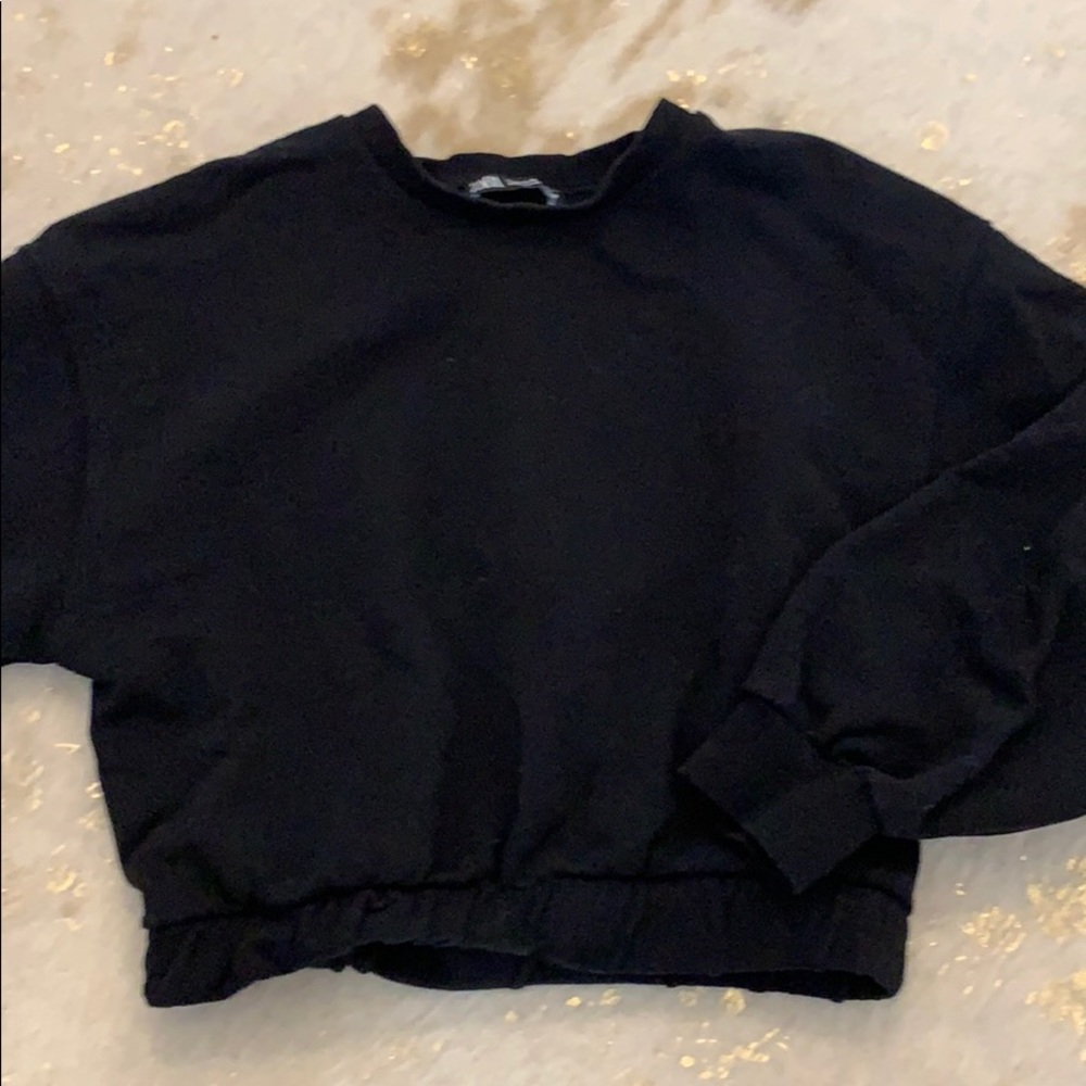 Zara cropped crewneck